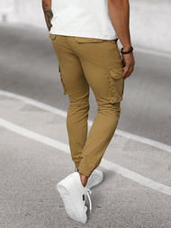 Pánske Chino Jogger Nohavice Béžové OZONEE NB/MP0202KZ