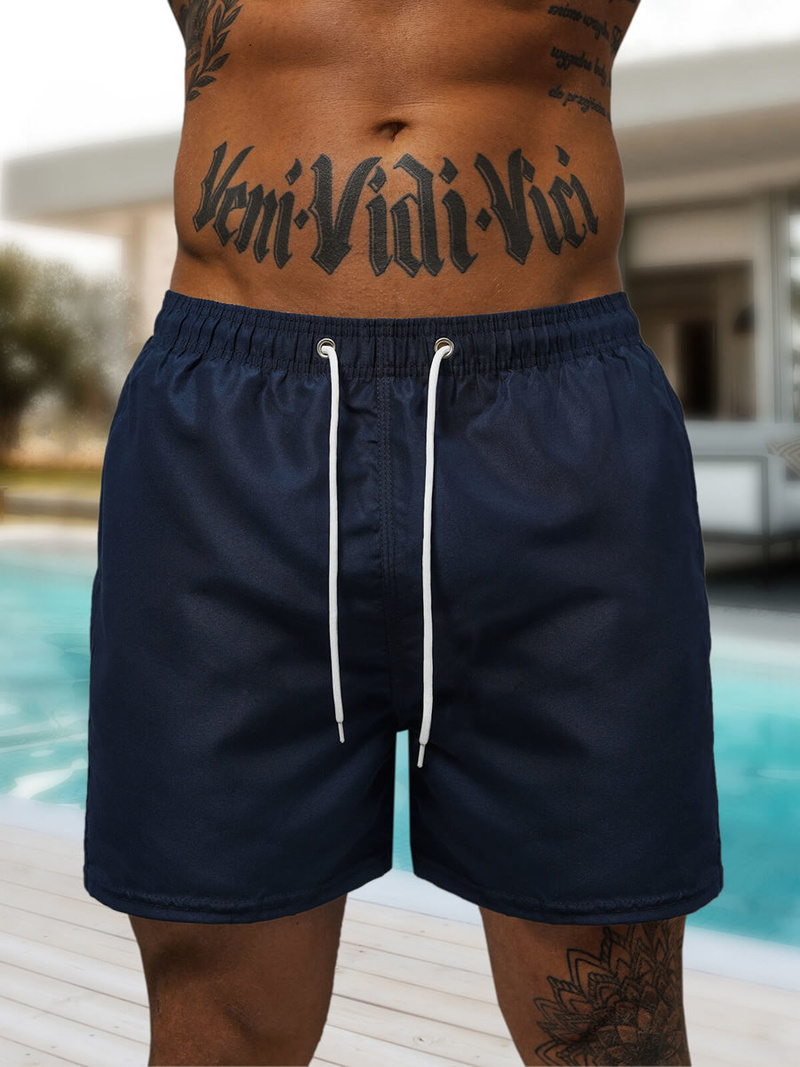 Pánske Kúpacie Šortky Námornícke Modré OZONEE JS/XL020/4