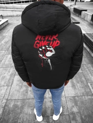 Pánska Obojstranná Bunda Modrá/Námornícka-Modrá OZONEE JS/M760/215