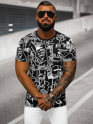 Pánske Tričko Čierne OZONEE O/T1269/3