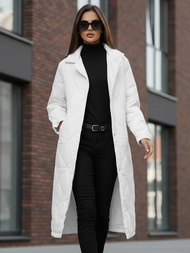 Dámska bunda biela OZONEE JS/5M3177/281Z