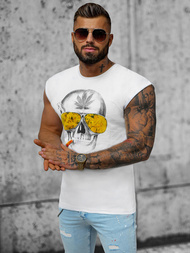 Pánske Tričko Biele OZONEE O/1193Z