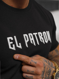 Pánske Tričko Čierne OZONEE O/T7283