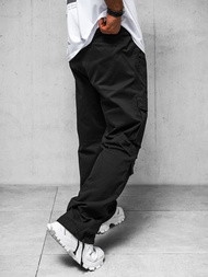 Pánske Nohavice Čierne OZONEE O/G3019Z