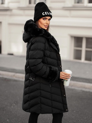 Dámska bunda čierna OZONEE JS/5M3156/392Z