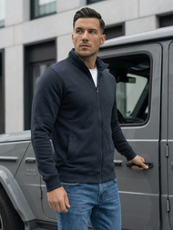 Pánska Mikina Námornícka modrá OZONEE JS/2002