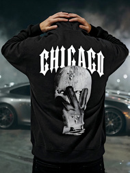 Pánska Mikina Čierna OZONEE JS/21B1903/3