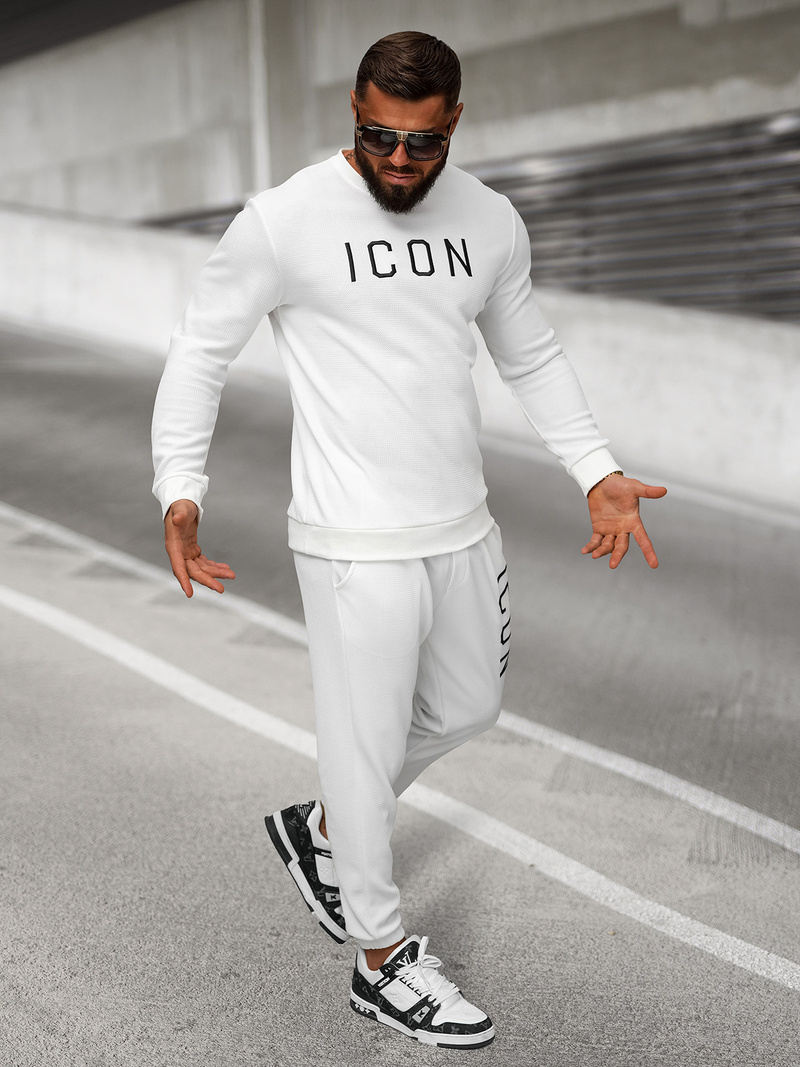 Pánske Tepláky Biele OZONEE O/D9125Z