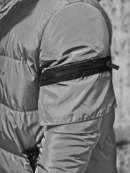 Pánska Bunda Sivá OZONEE O/M799