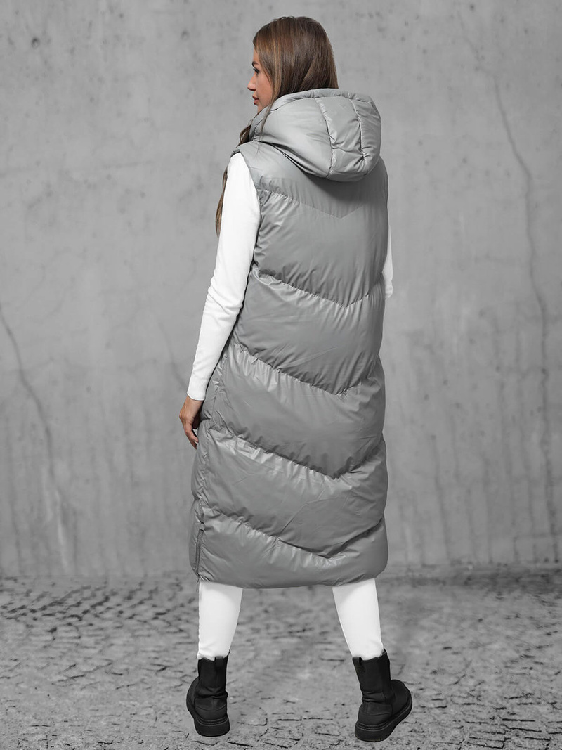 Dámska Vesta Sivé OZONEE JS/5M3183/105