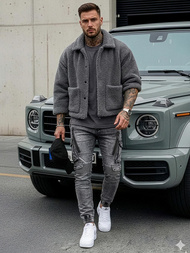 Pánske Rifle Grafitové OZONEE O/E10017Z