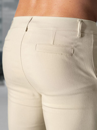 Pánske Chino Nohavice Béžové OZONEE O/P4049Z