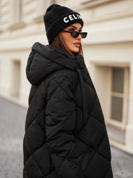 Dámska bunda čierna OZONEE JS/5M3168/392Z