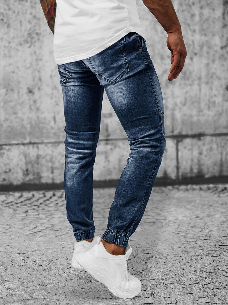 Pánske Jogger Nohavice Tmavomodré OZONEE NB/MP0115BS