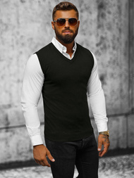 Pánsky Sveter Čierny OZONEE NB/MM6005/4Z