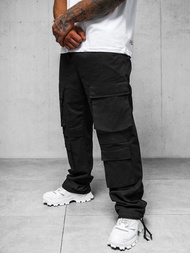 Pánske Nohavice Čierne OZONEE O/G3019Z