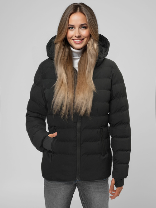 Dámska Zimná Bunda Čierna OZONEE JS/M769/392