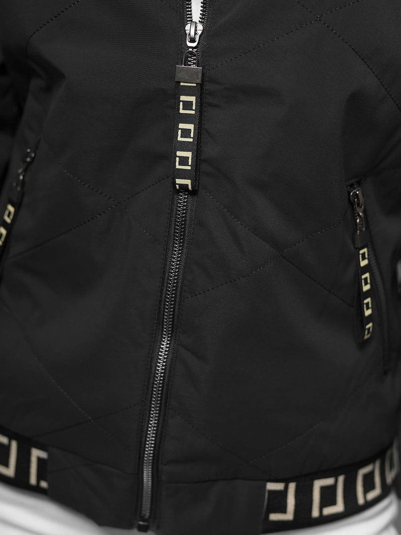 Dámska Bunda Čierna OZONEE JS/5M3161/392