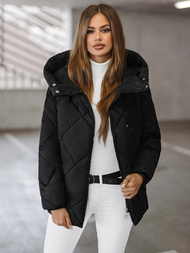Dámska bunda čierna OZONEE JS/5M3175/392Z