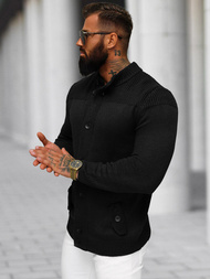 Pánsky Sveter Čierny OZONEE NB/MM6011/4Z