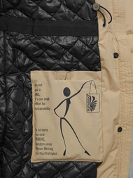 Dámska bunda béžová OZONEE O/W377