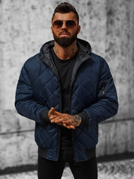 Pánska Bunda Námornícka Modrá OZONEE JS/MY21Z