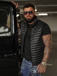 Pánska Vesta Čierna OZONEE JS/16M9333/392BZ