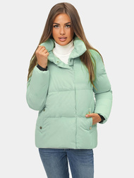 Dámska zimná bunda mentolová OZONEE JS/M23062/236