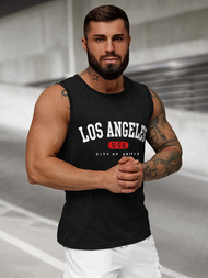 Pánske Tielko Čierne OZONEE JS/8B1715/3Z