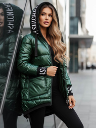 Dámska bunda zelené OZONEE JS/5M3188/238Z