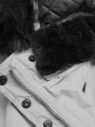 Dámska bunda sivé OZONEE O/W377