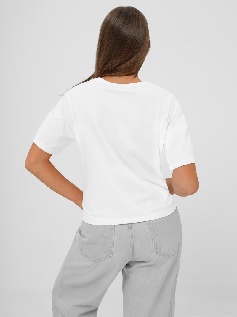 Dámske Tričko Bielo-Modré OZONEE JS/RJ77247