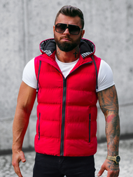 Pánska Vesta Červená OZONEE JS/5M758/270