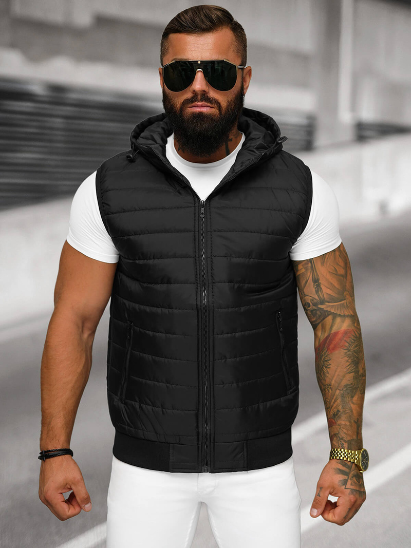 Pánska Vesta Čierna OZONEE JS/MY88Z