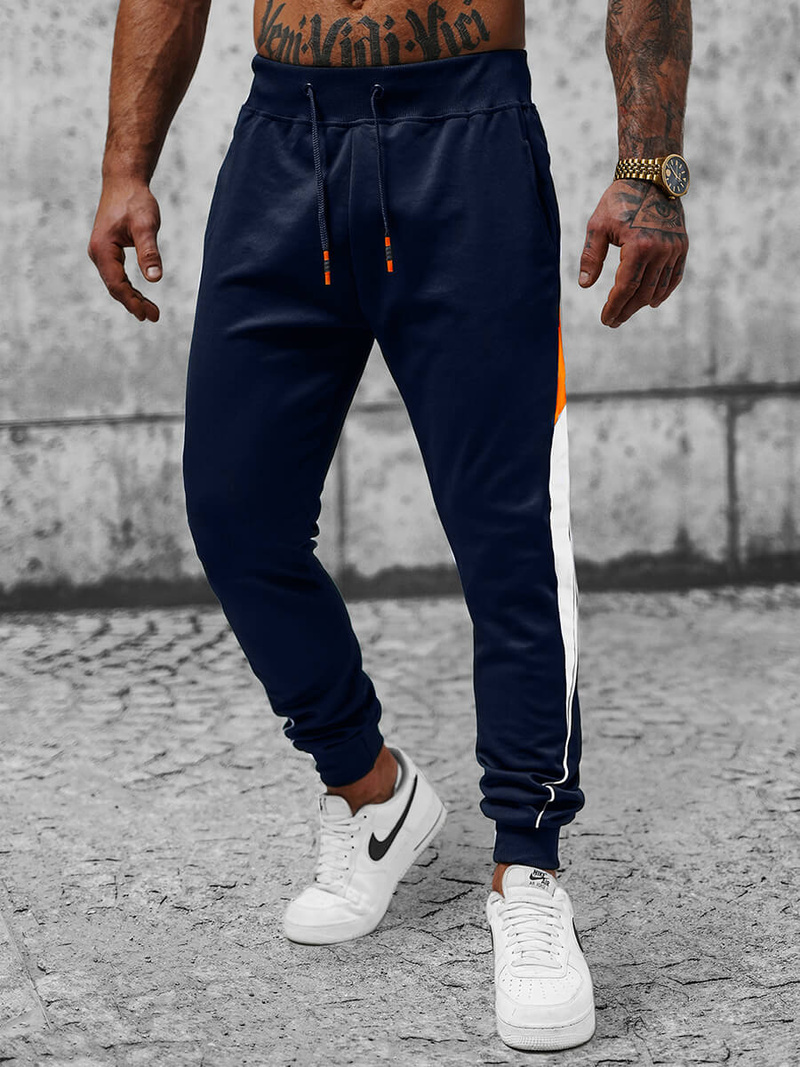 Pánske Tepláky Námornícke Modré OZONEE JS/8K176