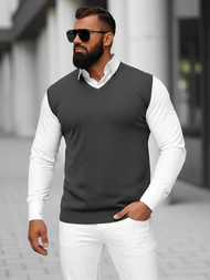 Pánsky Sveter Grafitové OZONEE NB/MM6005/3Z