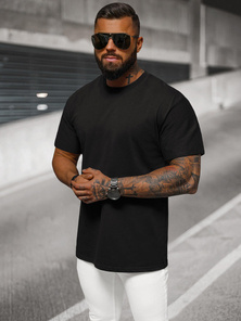 Pánske Tričko Čierne OZONEE NB/MT3098