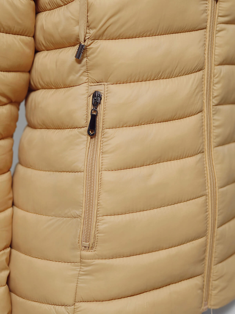 Dámska Bunda Béžová OZONEE JS/16M9101/254