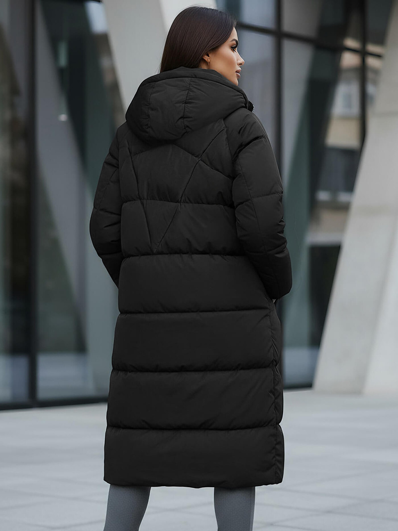 Dámska bunda čierna OZONEE JS/5M3163/392Z