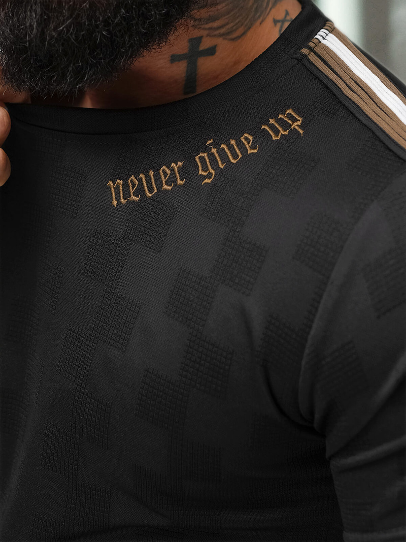 Pánske Tričko Čierne OZONEE O/QS11621