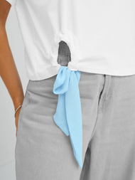 Dámske Tričko Bielo-Modré OZONEE JS/RJ77247