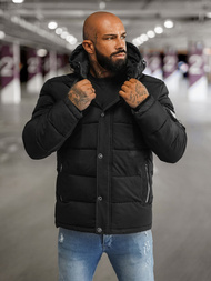 Pánska Bunda Čierna OZONEE JS/57M7503/392