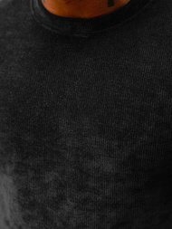 Pánska Mikina Čierna OZONEE O/D7289