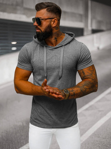 Pánske Tričko Grafitové OZONEE JS/8T89/5