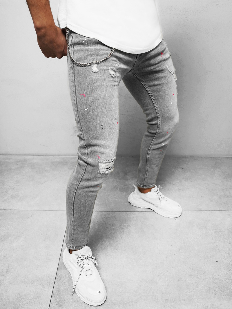 Pánske rifle Sivé OZONEE O/WE1004