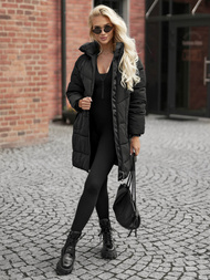 Dámska Zimná Bunda Čierna OZONEE JS/16M9302/392Z