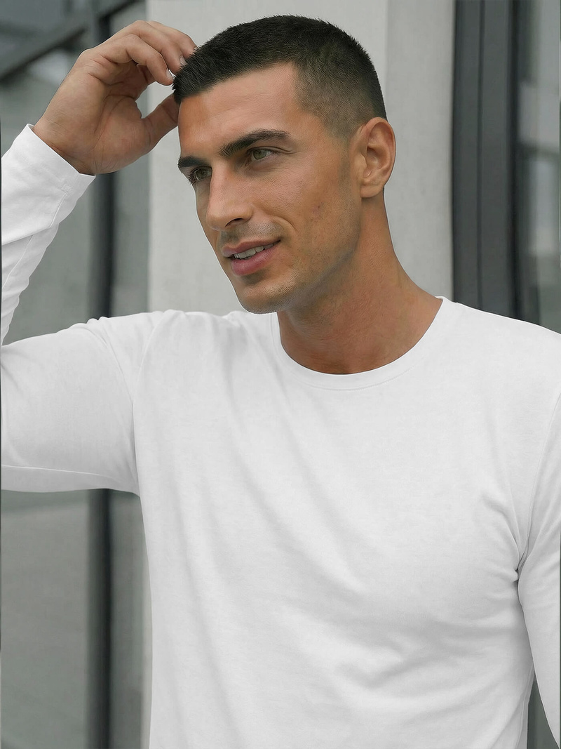 Pánsky Nátielník Biely OZONEE JS/DB71/2