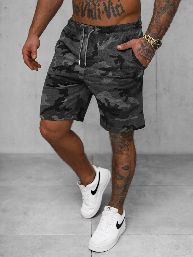 Pánske kraťasy grafitové OZONEE JS/8K283/5