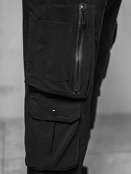 Pánske Nohavice Čierne OZONEE O/PS5527