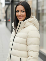 Dámska Zimná Bunda Ecru OZONEE JS/M769/281